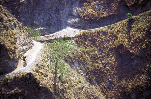 Himalaya set fra en mountainbike