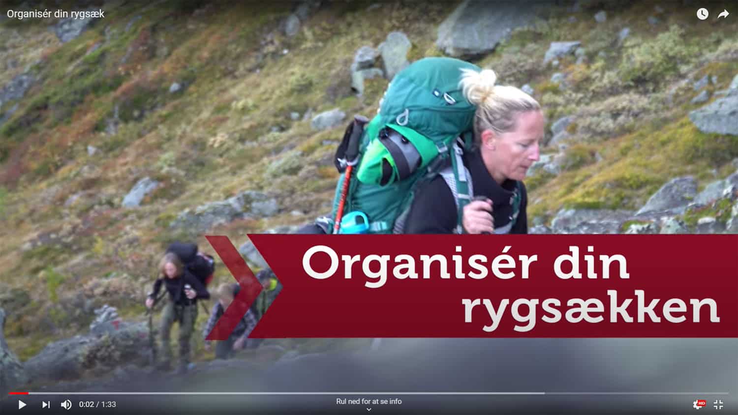 Video: Organisér din rygsæk