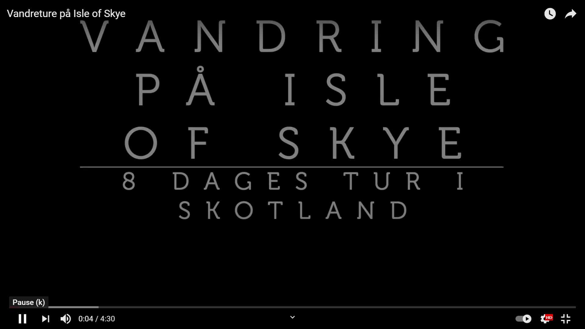 Info-video: Vandreture på Isle of Skye