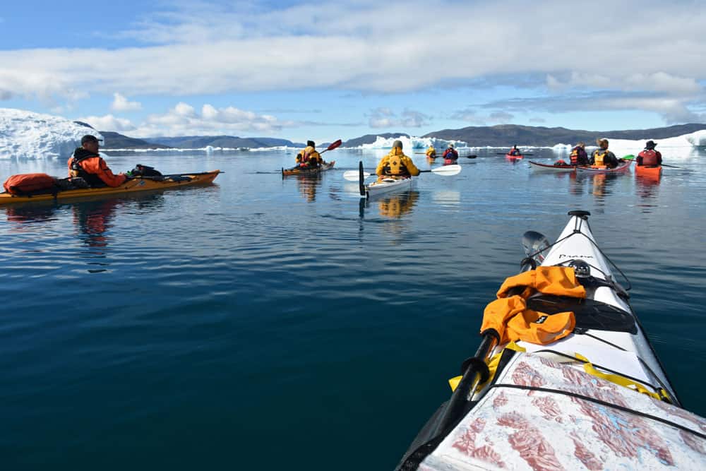 Havkajak i grønland med Opdag Verden