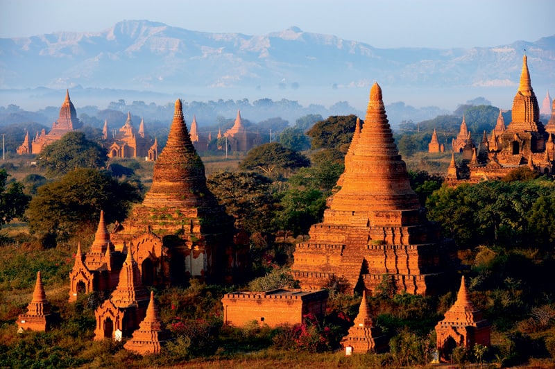 Myanmars unikke tempelby