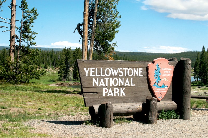 4 steder i Yellowstone, som du skal se