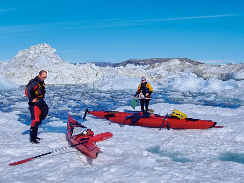 I isens vold - Kajaktur ved Grønland møder modstand