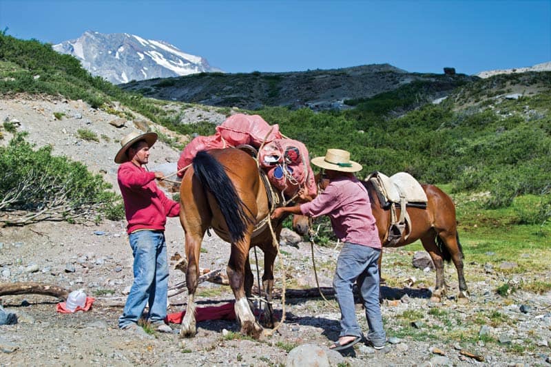 På tværs af Andesbjergene til hest