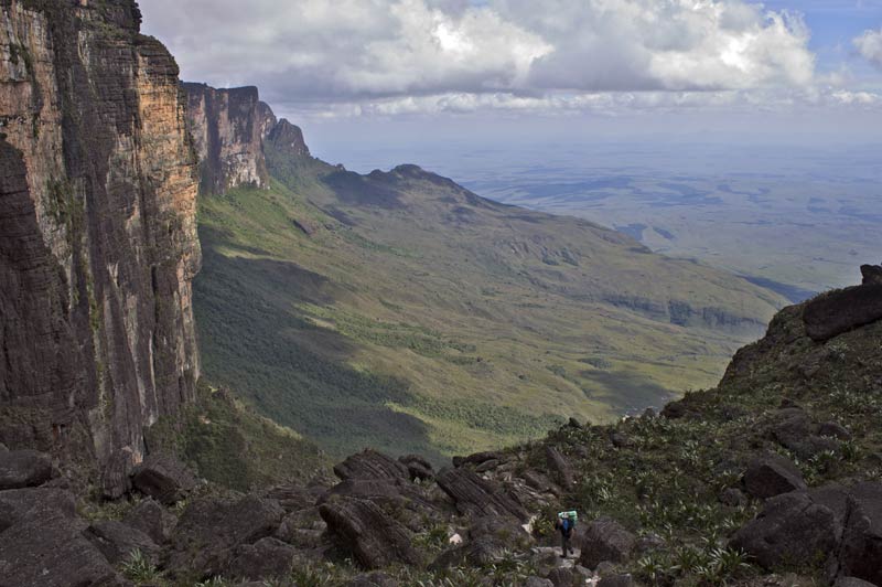 På vandretur på Venezuelas Mount Roraima