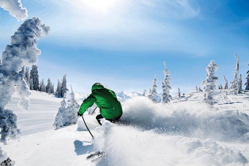 Ski i British Columbia & Alberta, Canada