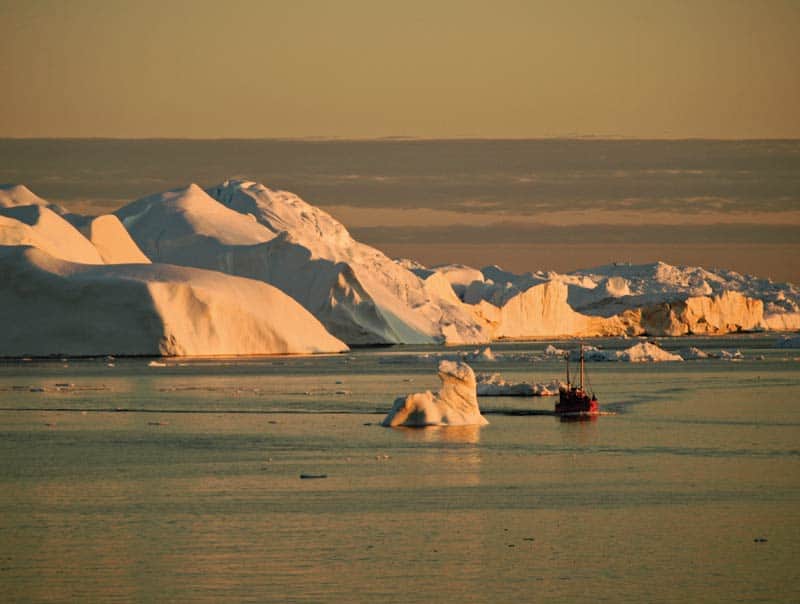 Oplev isbjerge i Grønland