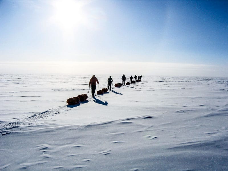 Ski-krydsning af Grønlands indlandsis