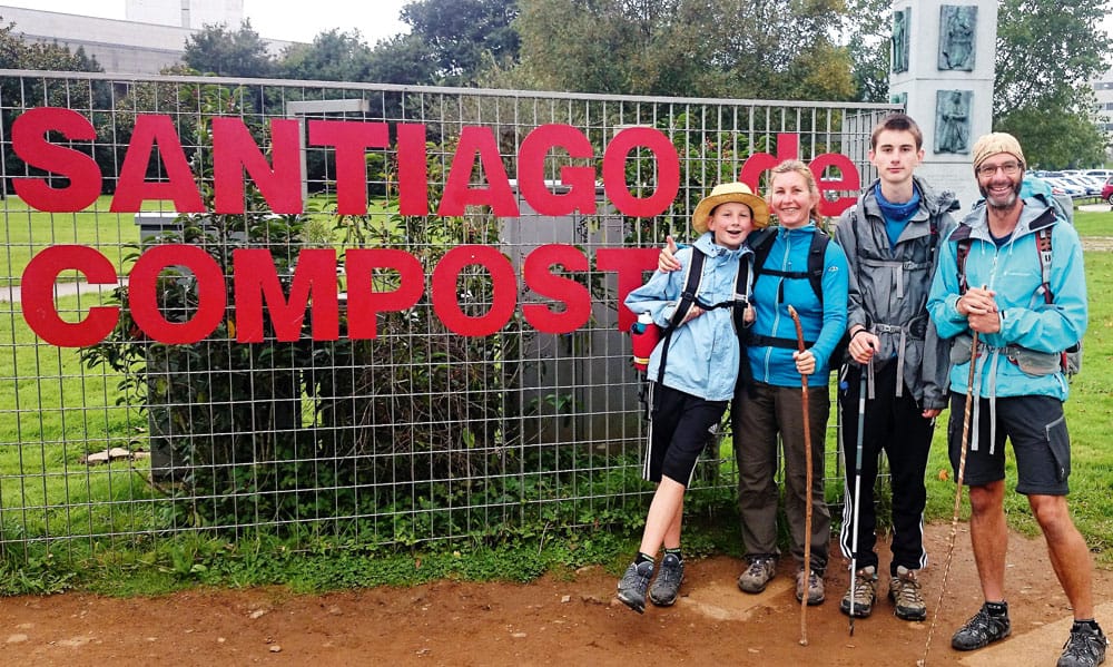 Familievandring på Camino Primitivo