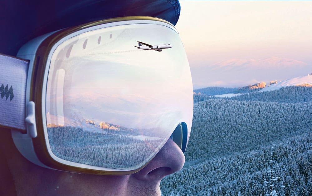 Flyv lynhurtigt til skiløb i Sverige