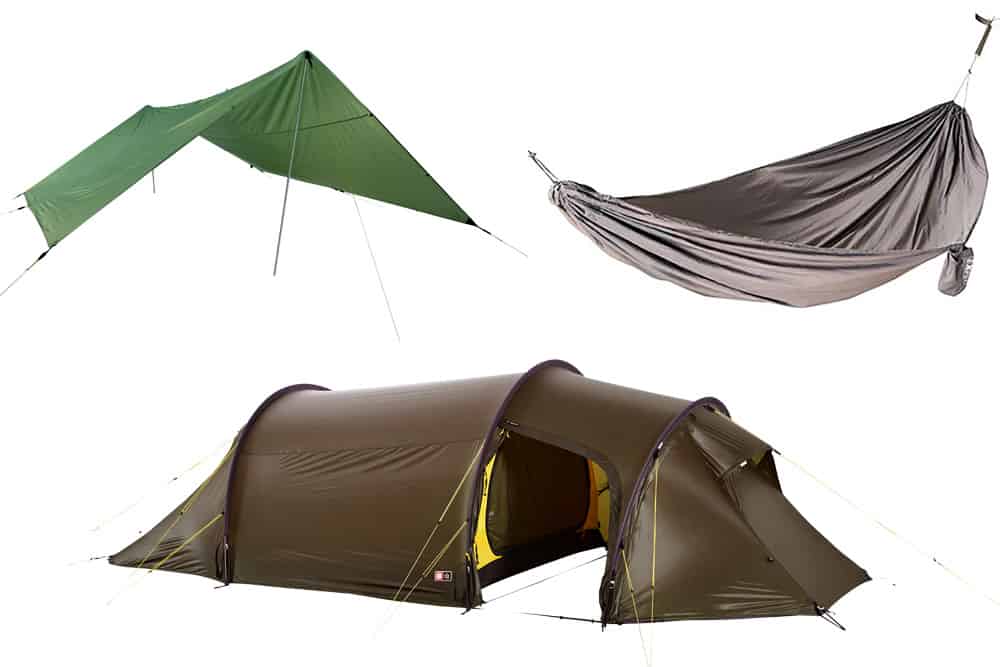 Telt, tarp eller hængekøje?